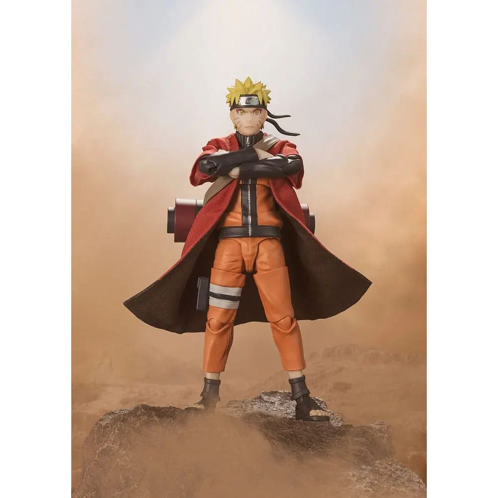 Naruto Shippuden S.H. Figuarts Action Figure Naruto Uzumaki (Sage Mode) - Savior of Konoha 15 cm Tamashii Nations