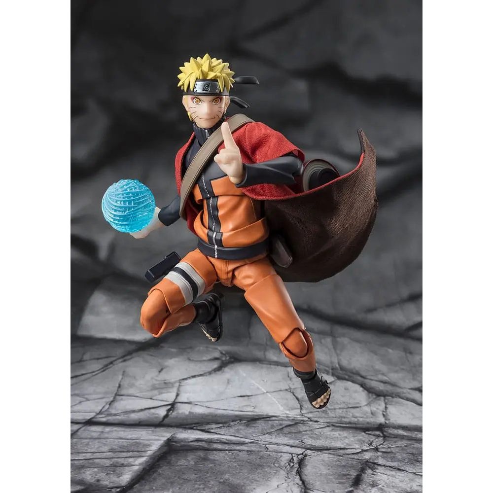 Naruto Shippuden S.H. Figuarts Action Figure Naruto Uzumaki (Sage Mode) - Savior of Konoha 15 cm Tamashii Nations