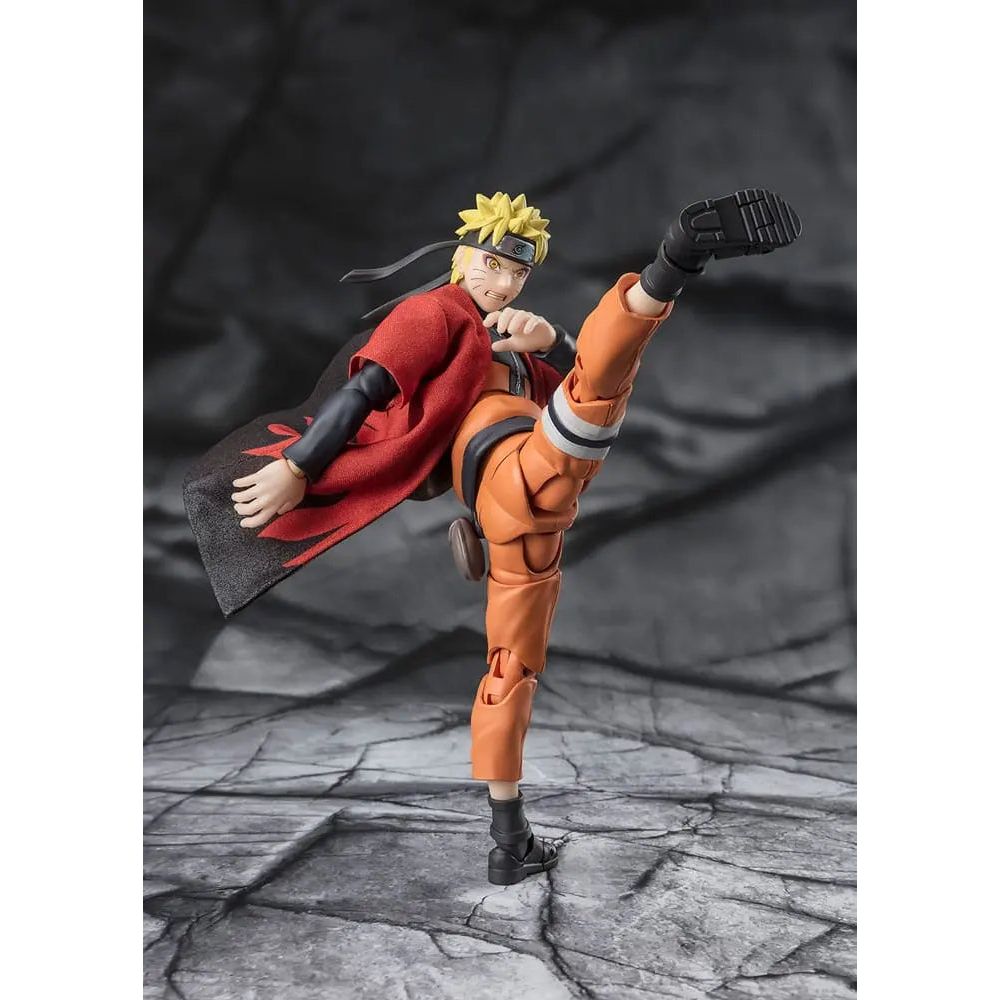 Naruto Shippuden S.H. Figuarts Action Figure Naruto Uzumaki (Sage Mode) - Savior of Konoha 15 cm Tamashii Nations