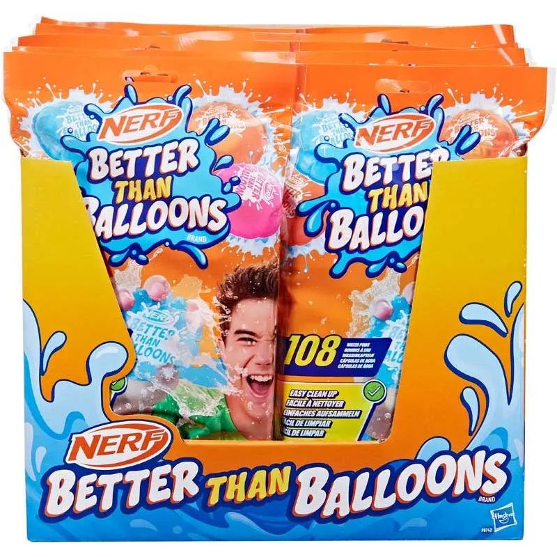 Nerf Better Than Balloons Brand 108 Pods NERF