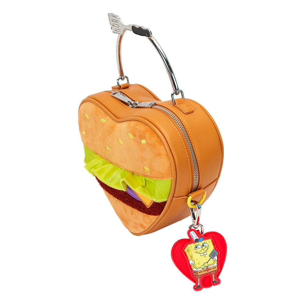 Nickelodeon by Loungefly Crossbody Spongebob Krabby Patty Plush