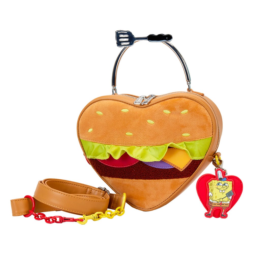 Nickelodeon by Loungefly Crossbody Spongebob Krabby Patty Plush