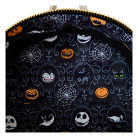 Thumbnail for Nightmare before Christmas by Loungefly Mini Backpack Major with Halloween Plans Cosplay Loungefly