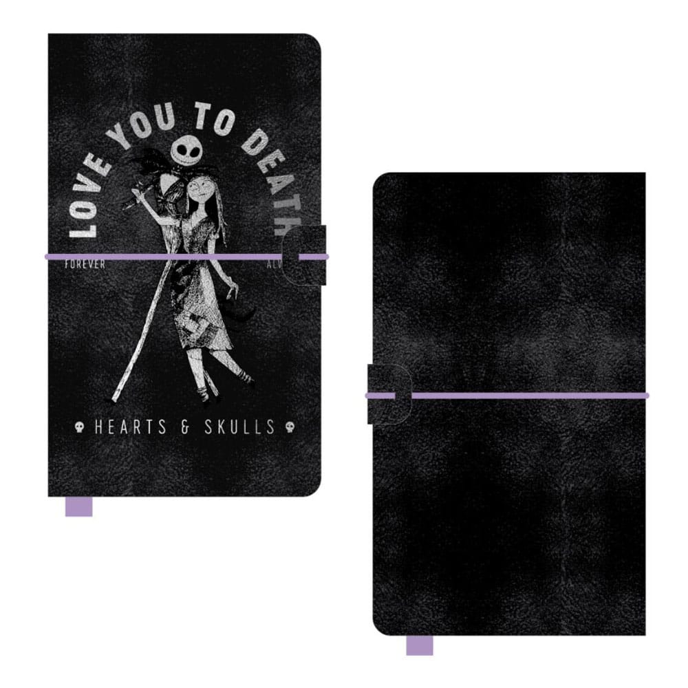 Nightmare before Christmas Premium Notebook A5 Sally & Jack Cerda