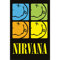 Thumbnail for Nirvana (Smiley Squares) Maxi Poster