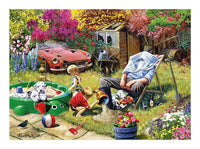 Thumbnail for Nostalgia Collection: Busy in the Garden 1000 Piece Jigsaw Puzzle Kidicraft