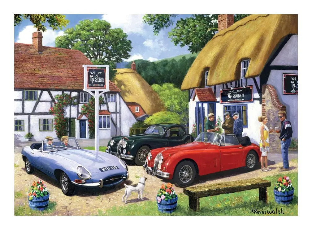 Nostalgia Collection: Classic Car Club 1000 Piece Jigsaw Puzzle Kidicraft