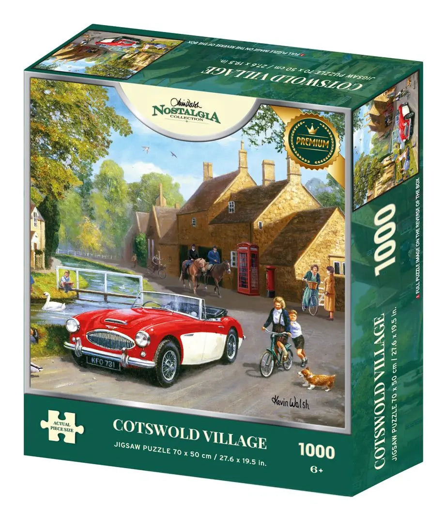 Nostalgia Collection: Cotswold Village 1000 Piece Jigsaw Puzzle Kidicraft