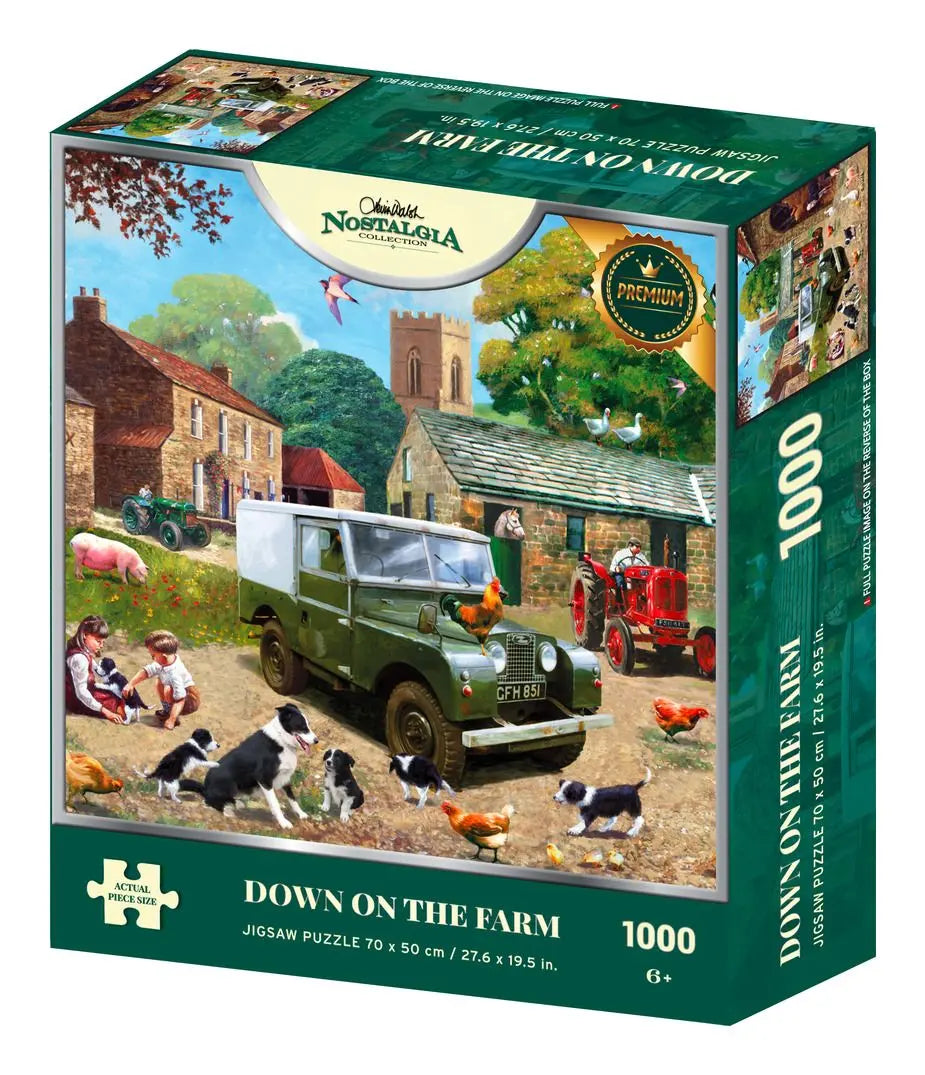 Nostalgia Collection: Down On the Farm 1000 Piece Jigsaw Puzzle Kidicraft