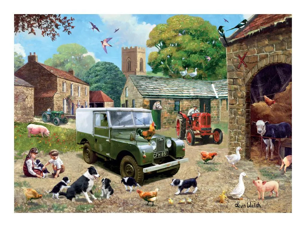 Nostalgia Collection: Down On the Farm 1000 Piece Jigsaw Puzzle Kidicraft