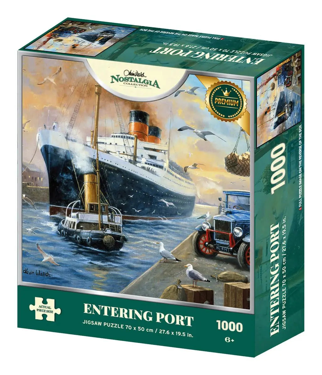 Nostalgia Collection: Entering Port 1000 Piece Jigsaw Puzzle Kidicraft