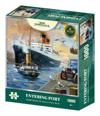 Thumbnail for Nostalgia Collection: Entering Port 1000 Piece Jigsaw Puzzle Kidicraft