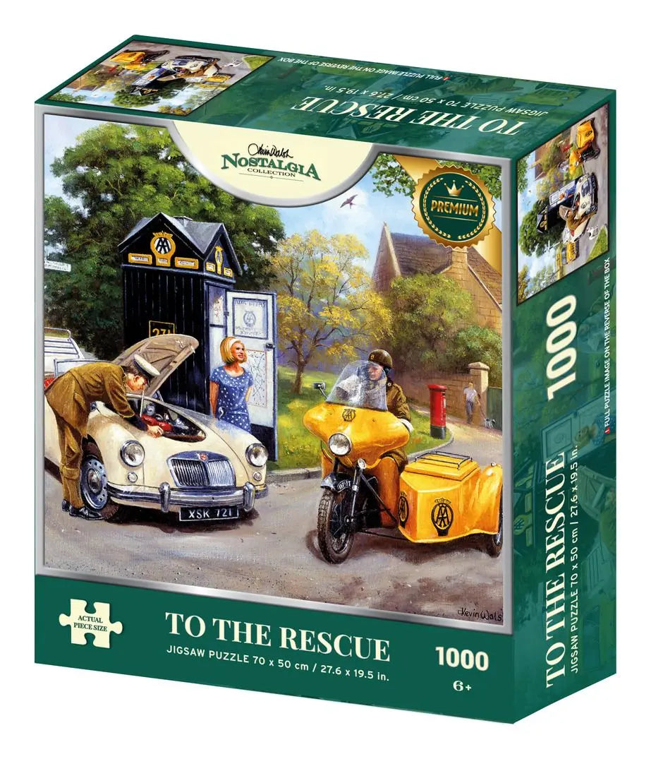 Nostalgia Collection: To the Rescue 1000 Piece Jigsaw Puzzle Kidicraft