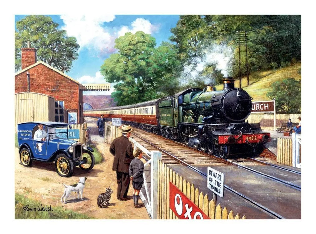 Nostalgia Collection: Train Spotting 1000 Piece Jigsaw Puzzle Kidicraft