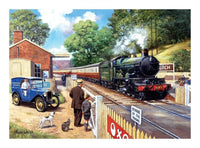 Thumbnail for Nostalgia Collection: Train Spotting 1000 Piece Jigsaw Puzzle Kidicraft