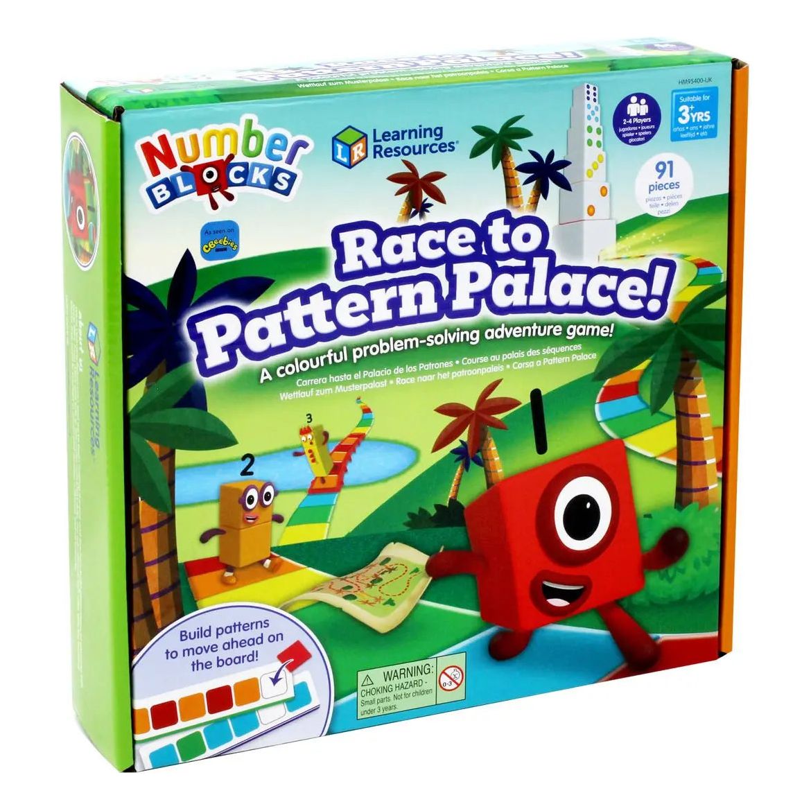 Numberblocks Race to Pattern Palace Game Learning Resources