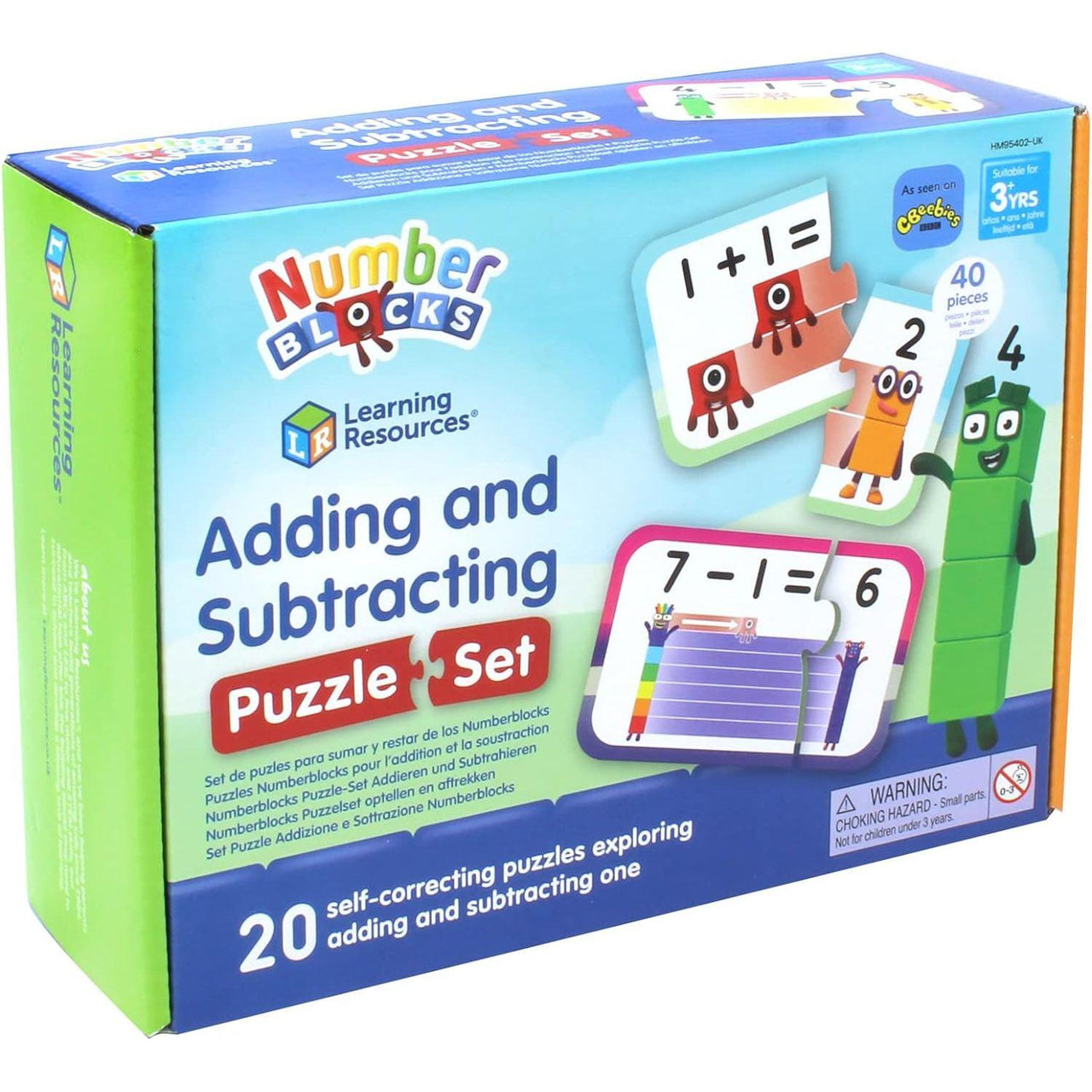 Numberblocks Adding & Subracting Puzzle Set Learning Resources