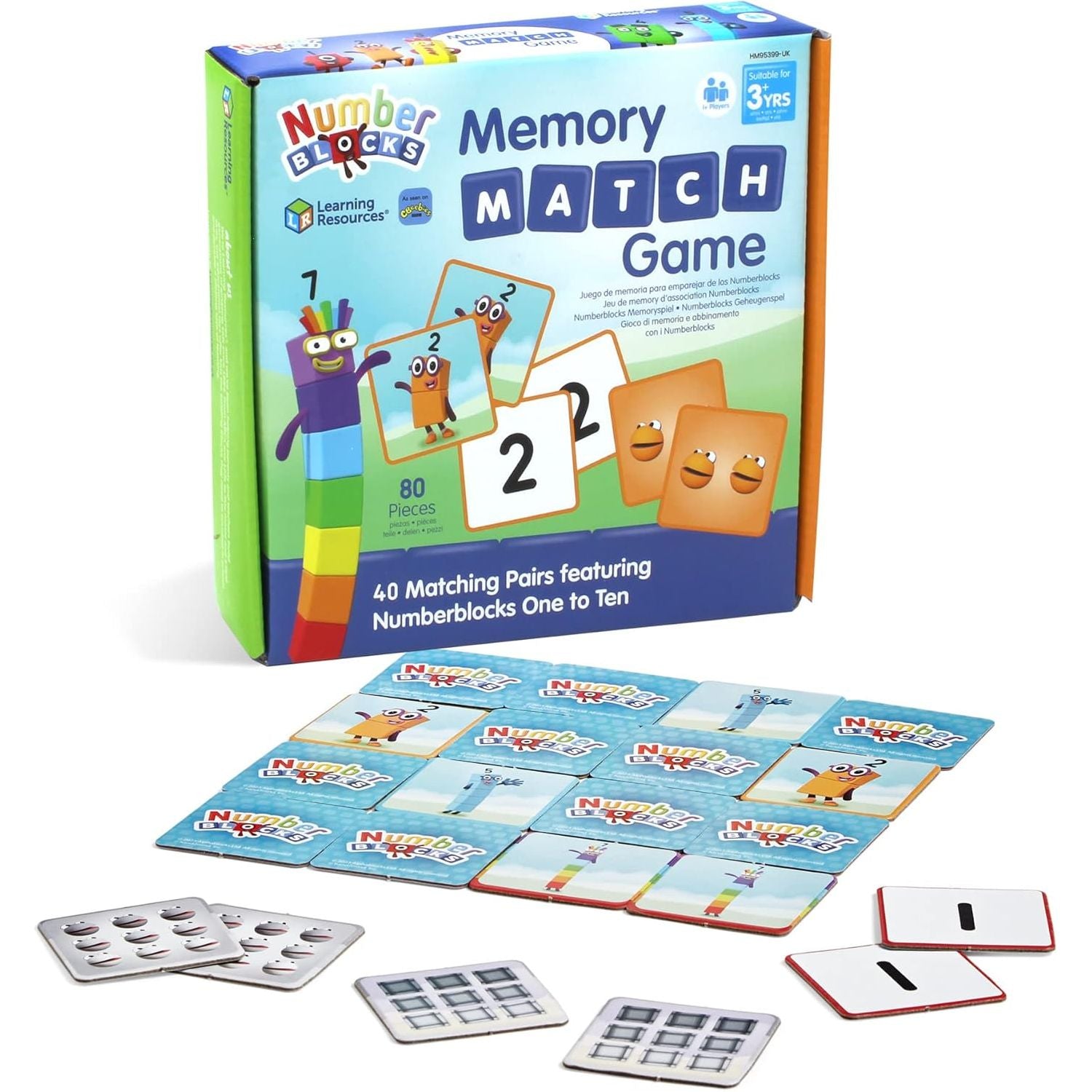 Numberblocks Memory Match Game Learning Resources