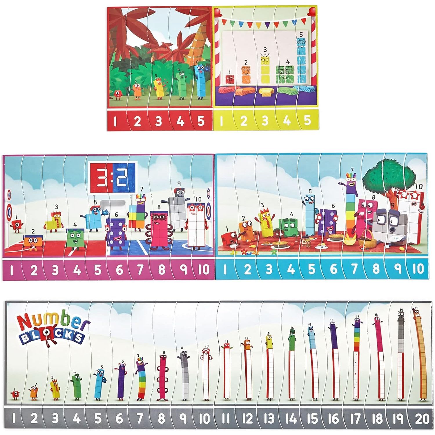 Numberblocks Sequencing Puzzle Set Learning Resources