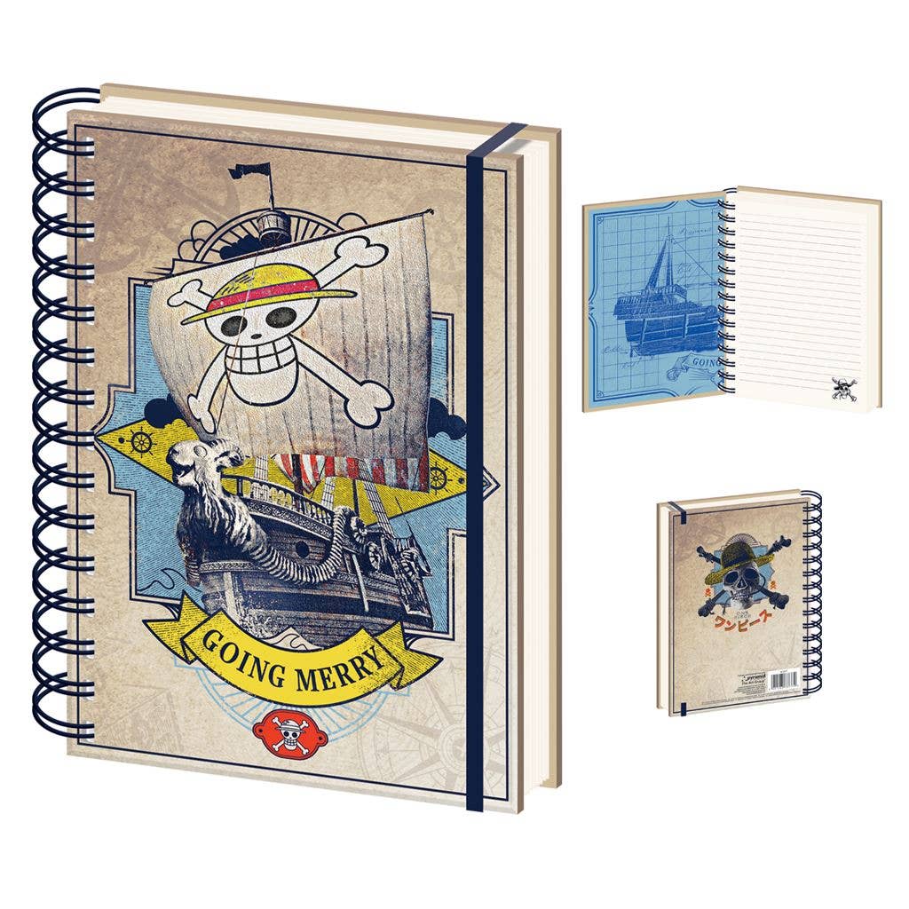 One Piece Live Action (Going Merry) A5 Wiro Notebook