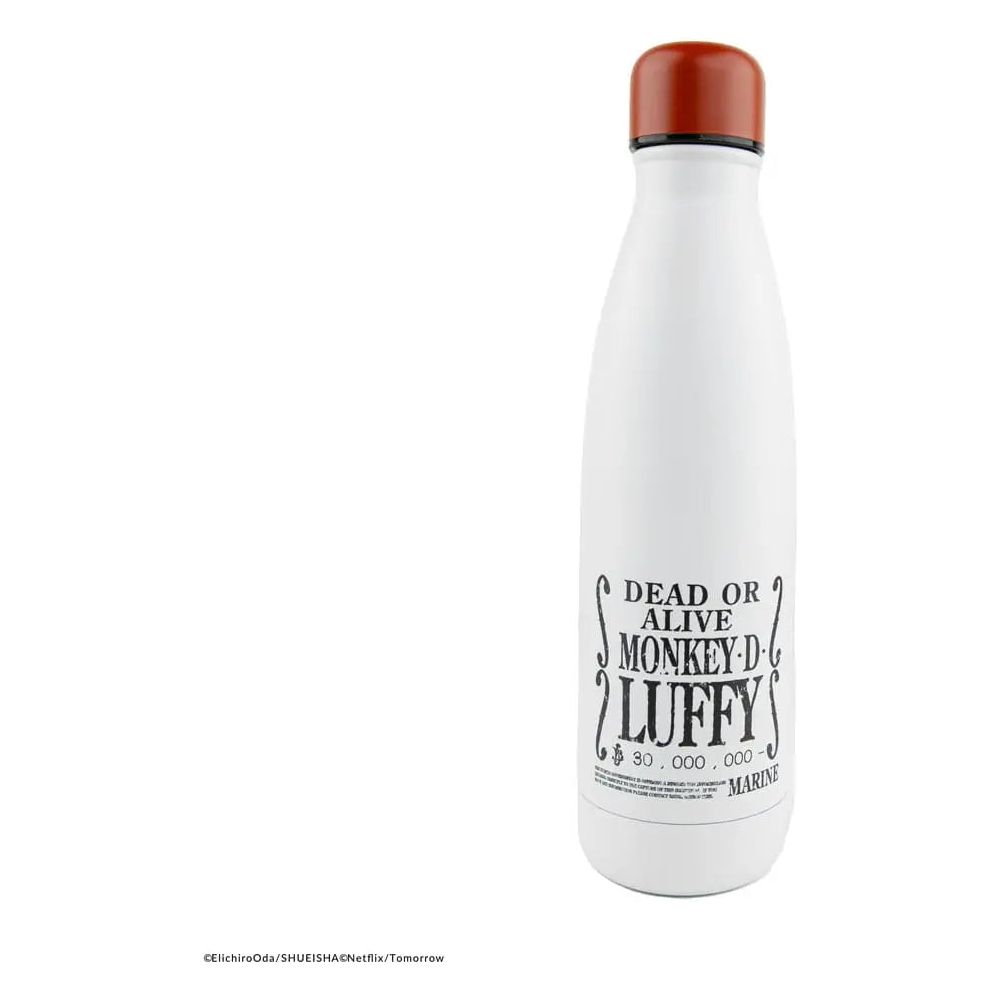 One Piece Thermo Water Bottle Wanted Luffy Cinereplicas