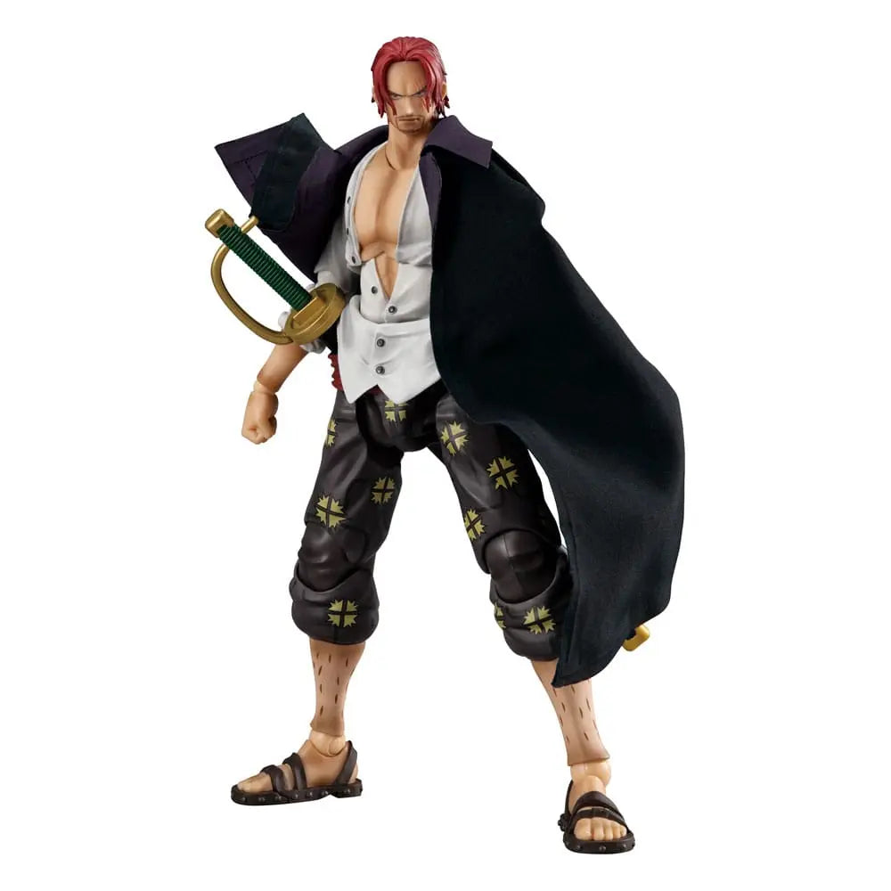 One Piece Variable Action Heroes Action Figure Red-haired Shanks Ver. 1.5 19 cm MegaHouse