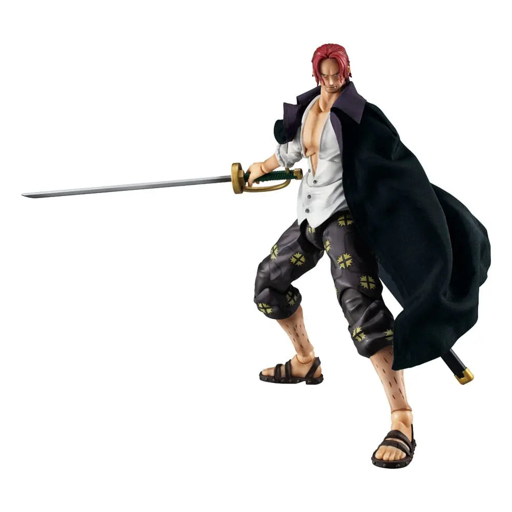 One Piece Variable Action Heroes Action Figure Red-haired Shanks Ver. 1.5 19 cm MegaHouse