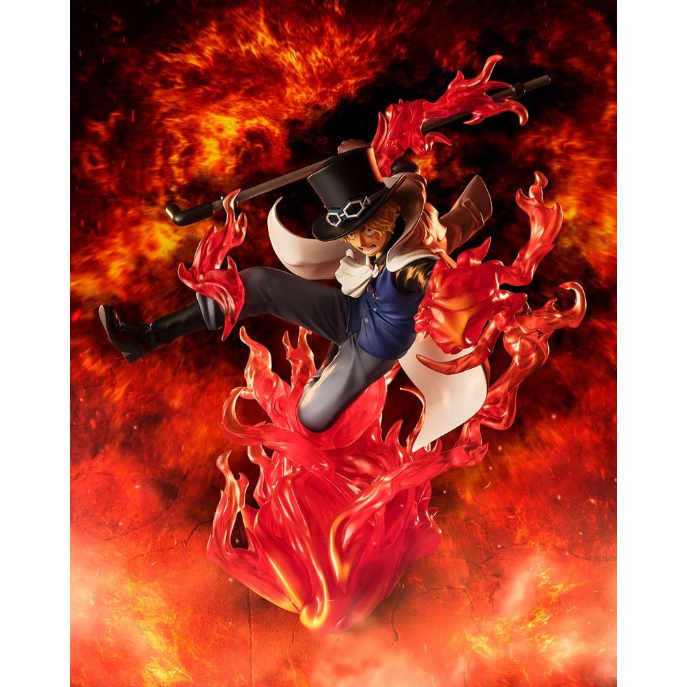 One Piece Figuarts ZERO Extra Battle PVC Statue Sabo Fire Fist Rook Check 19 cm Tamashii Nations