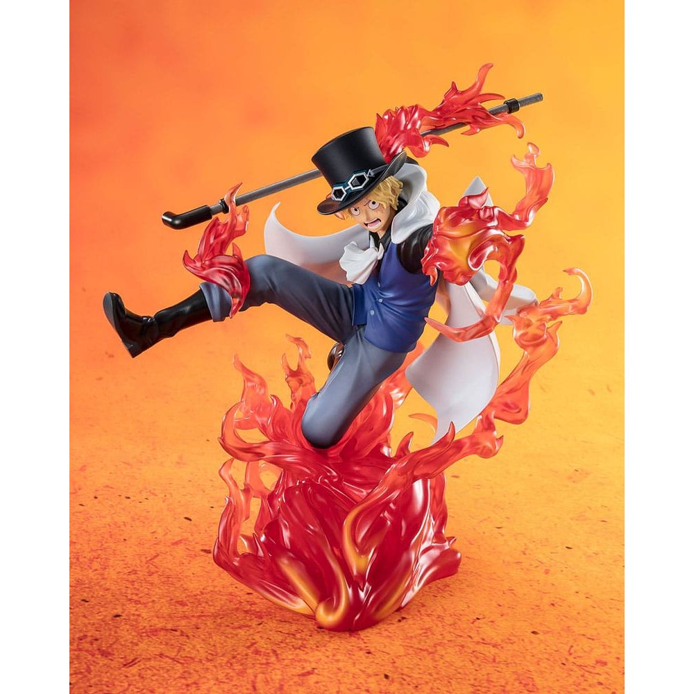 One Piece Figuarts ZERO Extra Battle PVC Statue Sabo Fire Fist Rook Check 19 cm Tamashii Nations