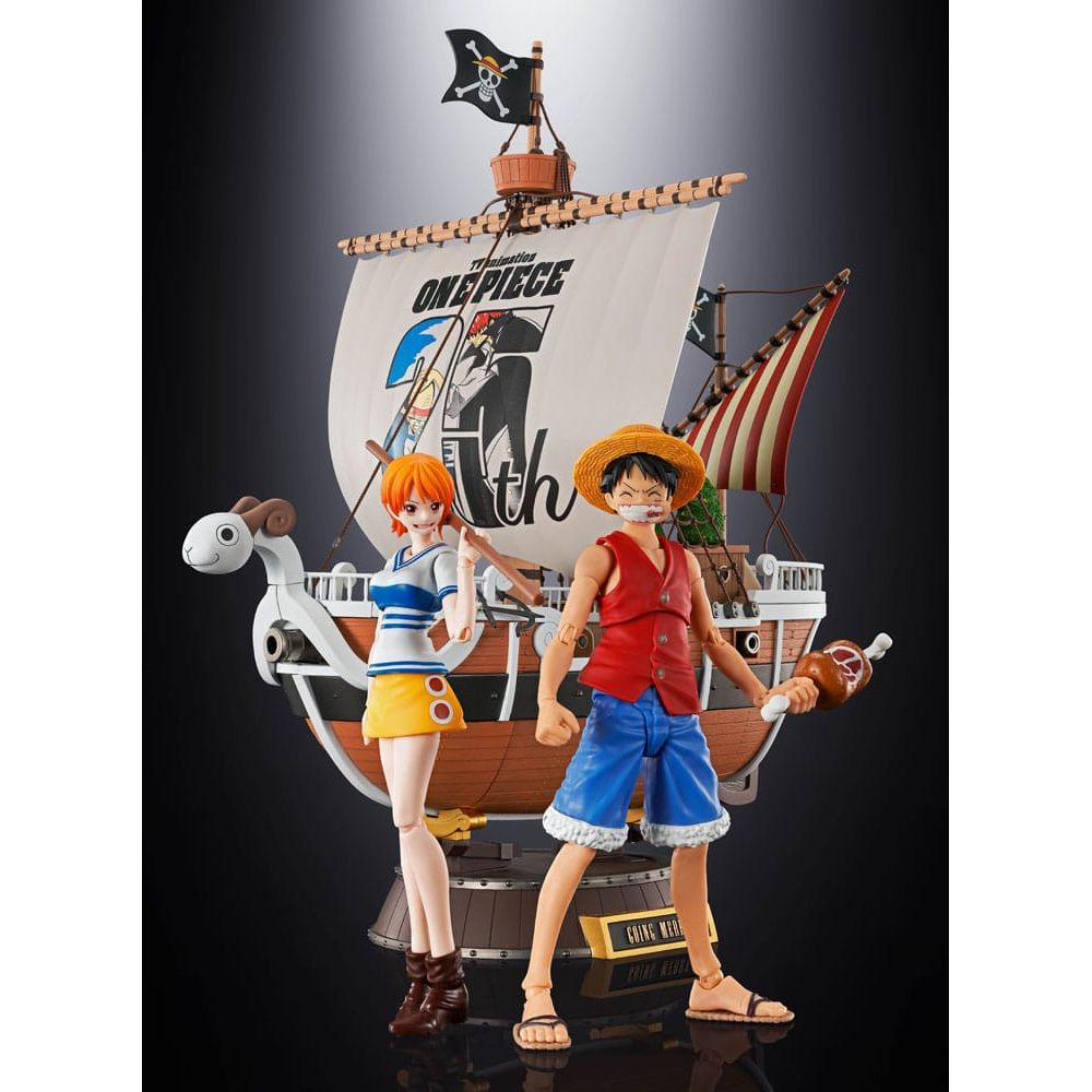 One Piece Soul of Chogokin Diecast Action Figure Going Merry 25th Anniversary Memorial Edition 28 cm Tamashii Nations