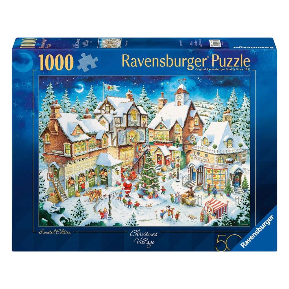 Original Ravensburger Quality Jigsaw Puzzle Christmas Village Limited Edition (1000 pieces) Ravensburger