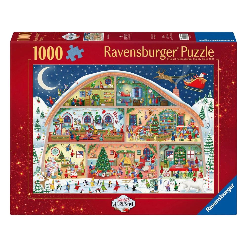 Original Ravensburger Quality Jigsaw Puzzle Santa's Workshop (1000 pieces) Ravensburger