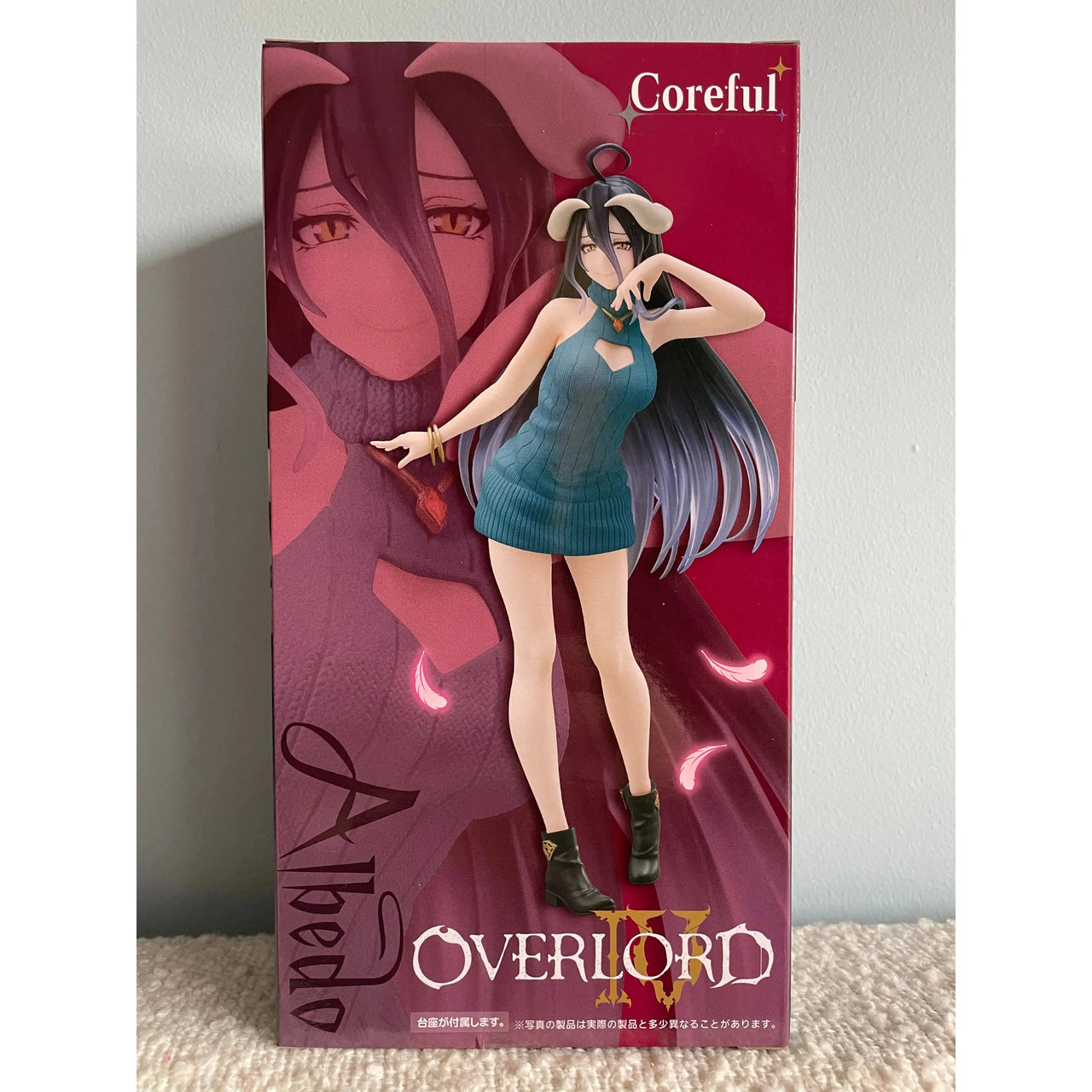 Overlord Coreful PVC Statue Overlord IV AMP Albedo Knit Dress Ver. Renewal Edition Taito