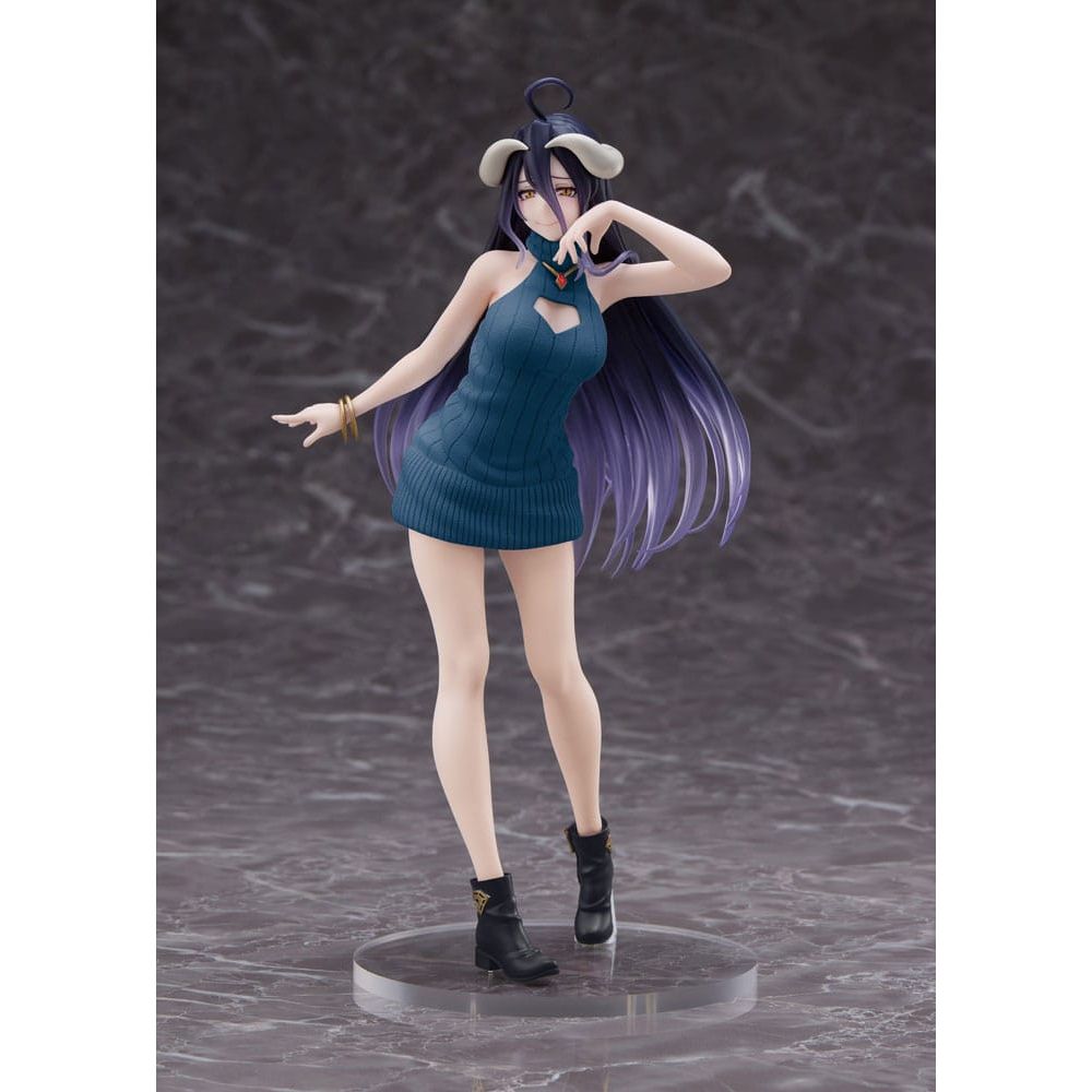 Overlord Coreful PVC Statue Overlord IV AMP Albedo Knit Dress Ver. Renewal Edition Taito