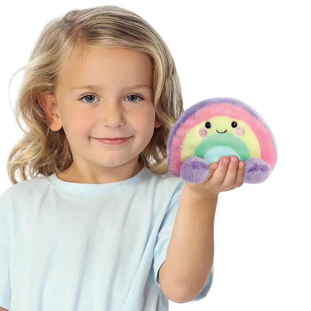 Palm Pals Vivi Rainbow 5" Plush Aurora