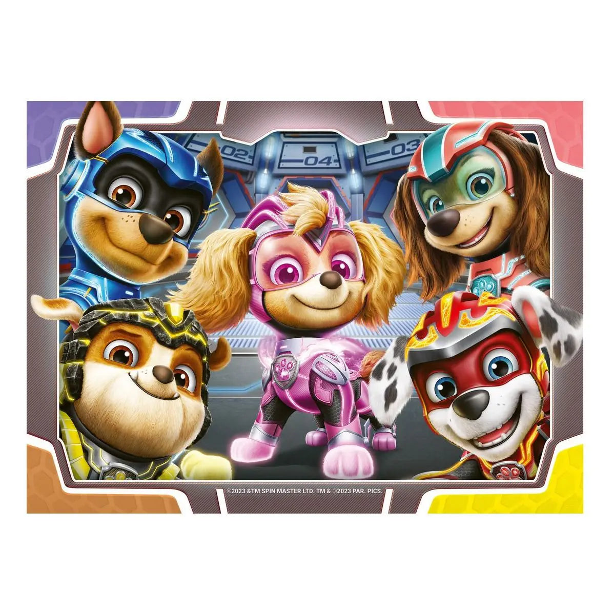 Paw Patrol Mighty Movie 4 in a Box Jigsaw Puzzle Ravensburger