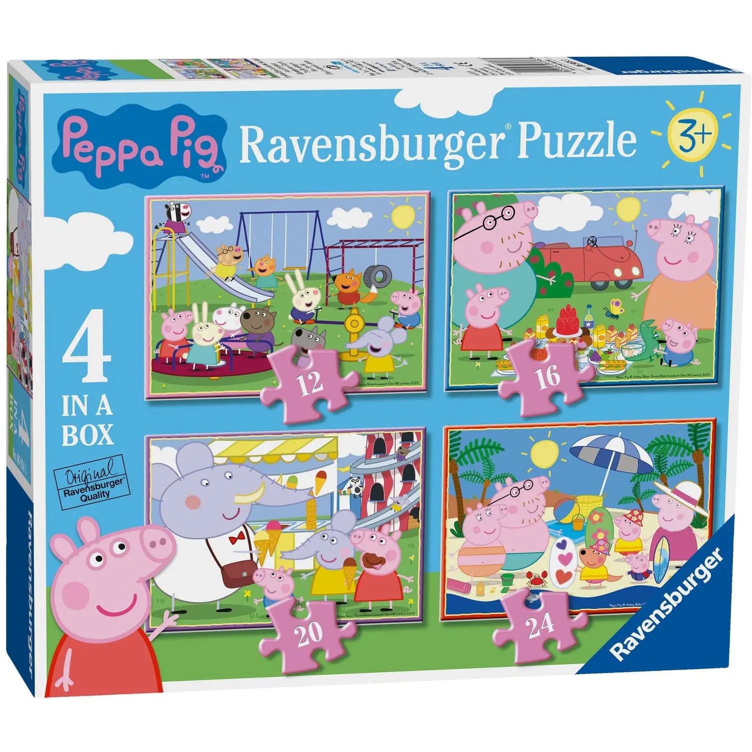 Peppa Pig 4 in a Box Jigsaw Puzzle Ravensburger