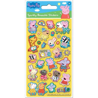 Thumbnail for Peppa Pig Love Sparkly Reusable Stickers Peppa Pig