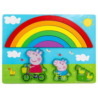Thumbnail for Peppa Pig Wooden 3D Rainbow Puzzle Peppa Pig
