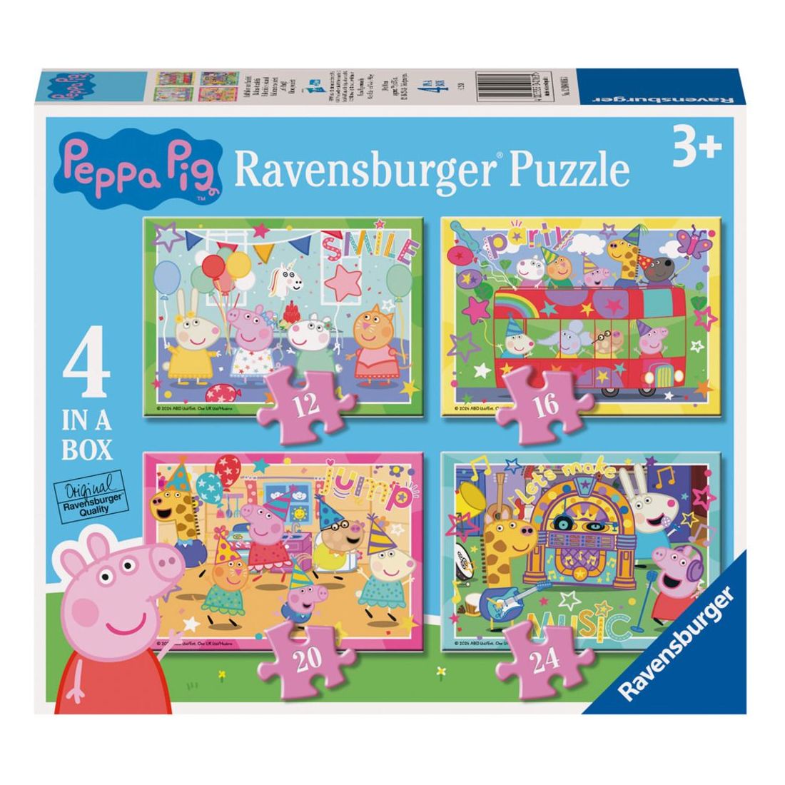 Peppa Pig 4 in a Box Jigsaw Puzzle Ravensburger