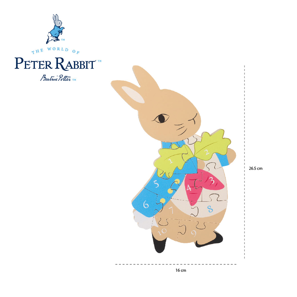 Peter Rabbit Number Puzzle Orange Tree