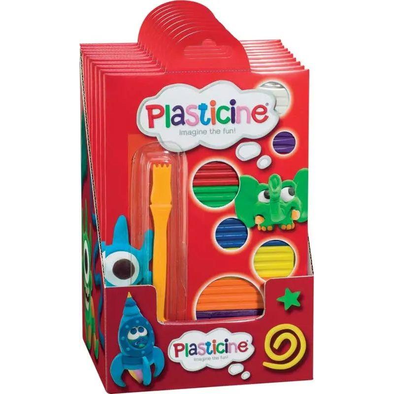 Plasticine Fluro Pack Assorted Plasticine