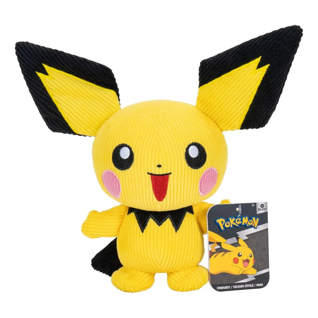 Pokemon 8" Corduroy Pichu Plush Pokemon