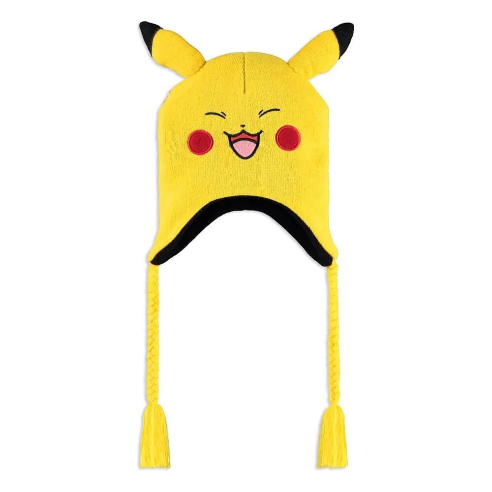 Pokemon Ski Beanie Pikachu Knitted Sherpa Difuzed
