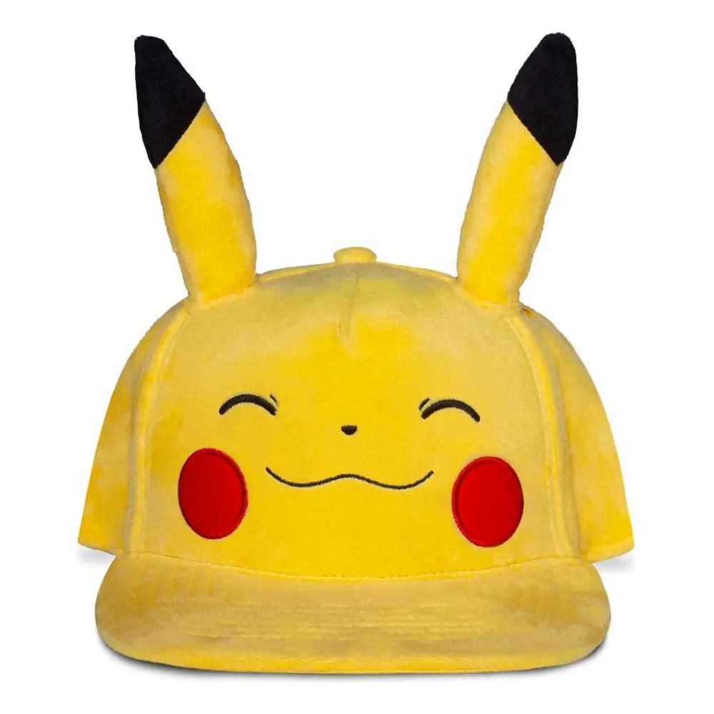 Pokemon Snapback Cap Smiling Pikachu Difuzed