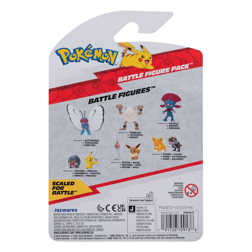 Pokémon Battle Figure First Partner Set Figure 2-Pack Tyrunt Pawmi 5 cm Pokemon