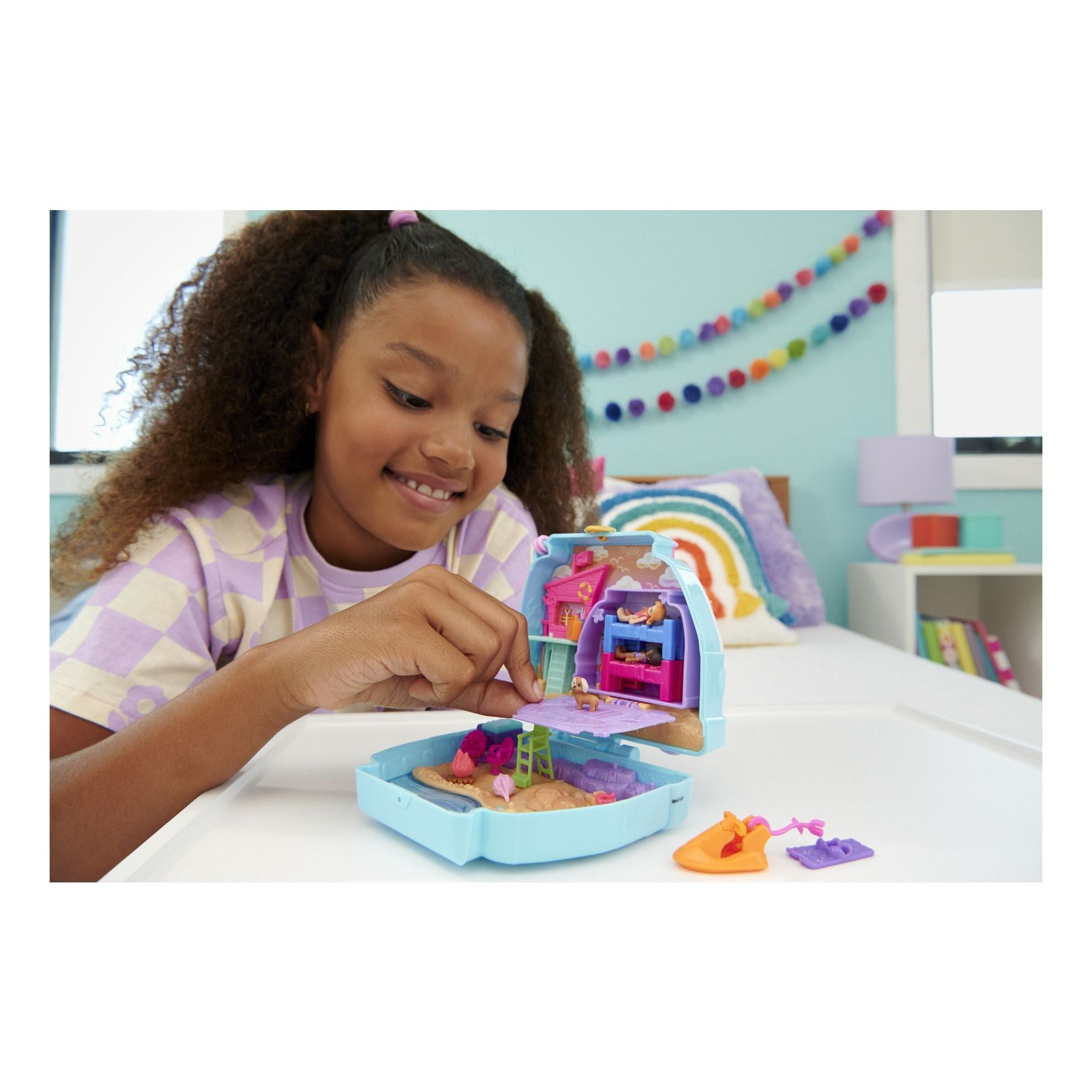 Polly Pocket Seaside Puppy Ride Compact Polly Pocket