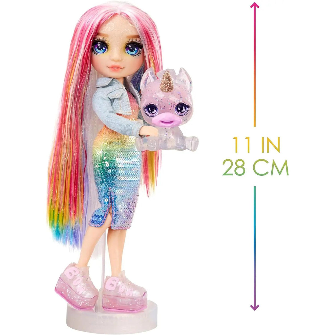 Rainbow High Classic Shimmer Doll Amaya With Slime Rainbow High