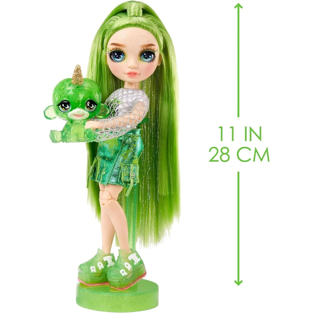 Rainbow High Classic Shimmer Doll Jade With Slime Rainbow High