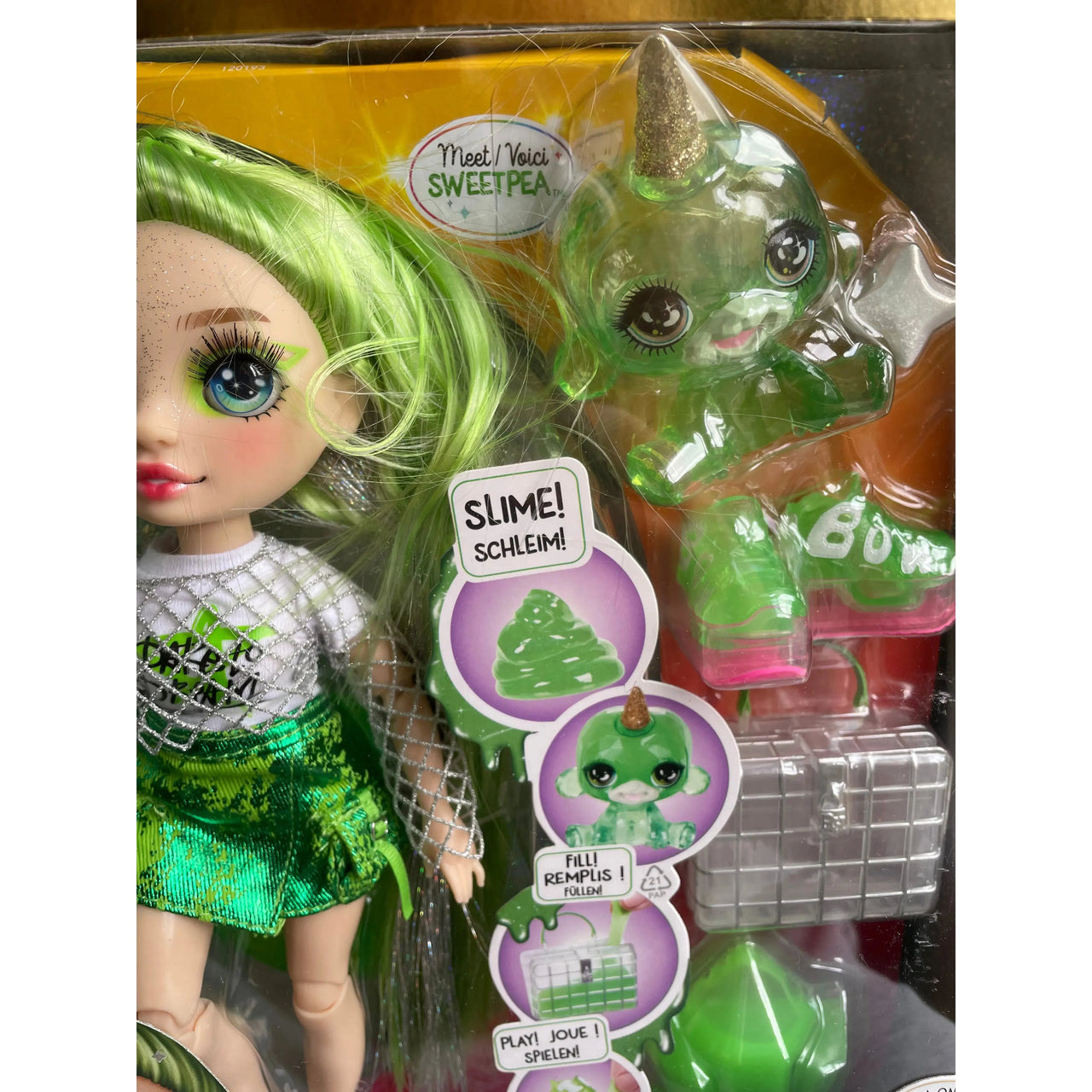 Rainbow High Classic Shimmer Doll Jade With Slime Rainbow High